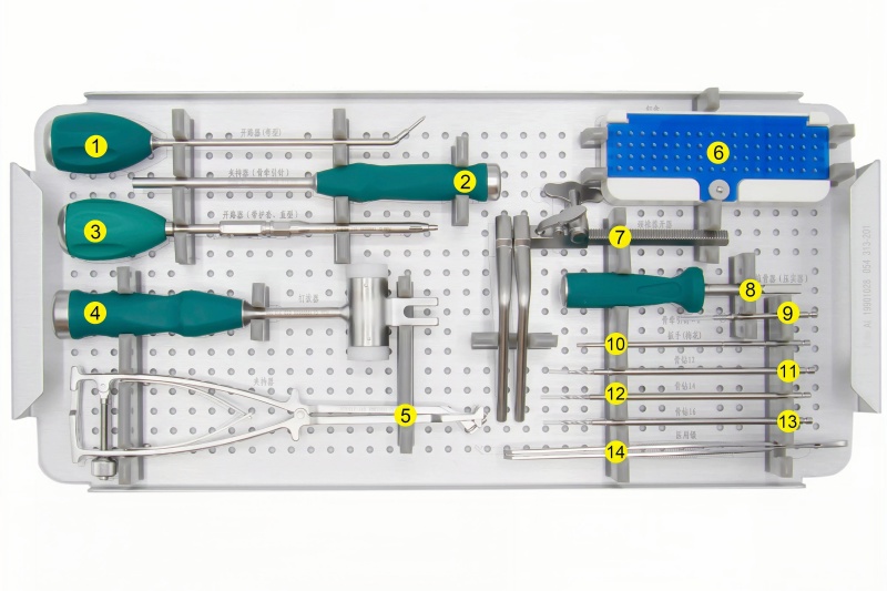 Peek Cervical Cage with Locking Screw Instrument Set -CnOrtho