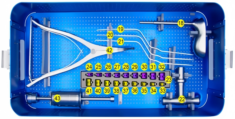 T-PAL Peek Cage Instrument Set-CnOrtho