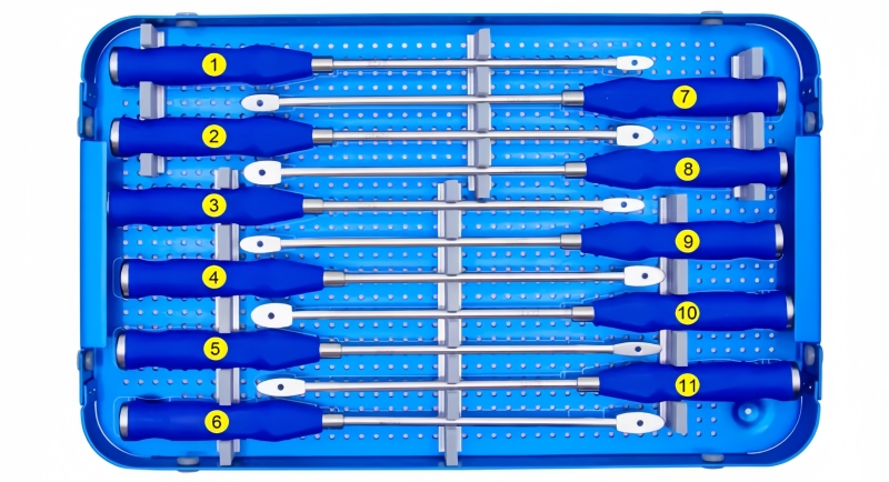 PLIF PEEK Cage & Titanium Lumbar Cage Instrument Set -CnOrtho