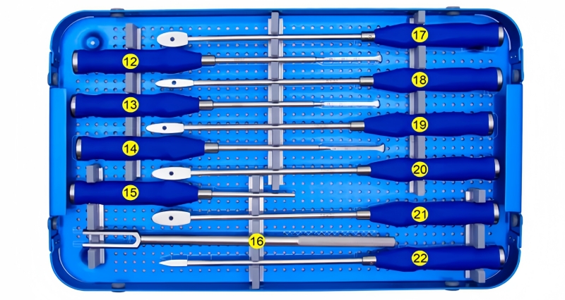 PLIF PEEK Cage & Titanium Lumbar Cage Instrument Set -CnOrtho