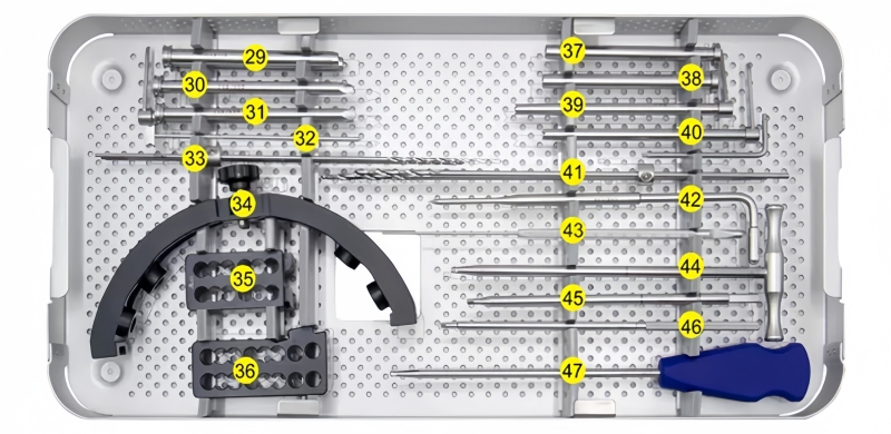 Suprapatellar Approach Tibial Intramedullary Nail Instrument Set-CnOrtho