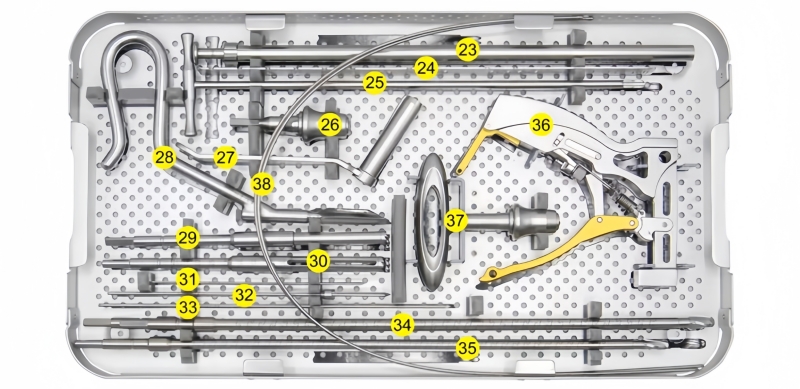 Multi-lock Humeral Intramedullary Nail Instrument Set-CnOrtho