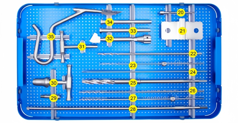 Expert Tibial Intramedullary Nail Instrument Set-CnOrtho